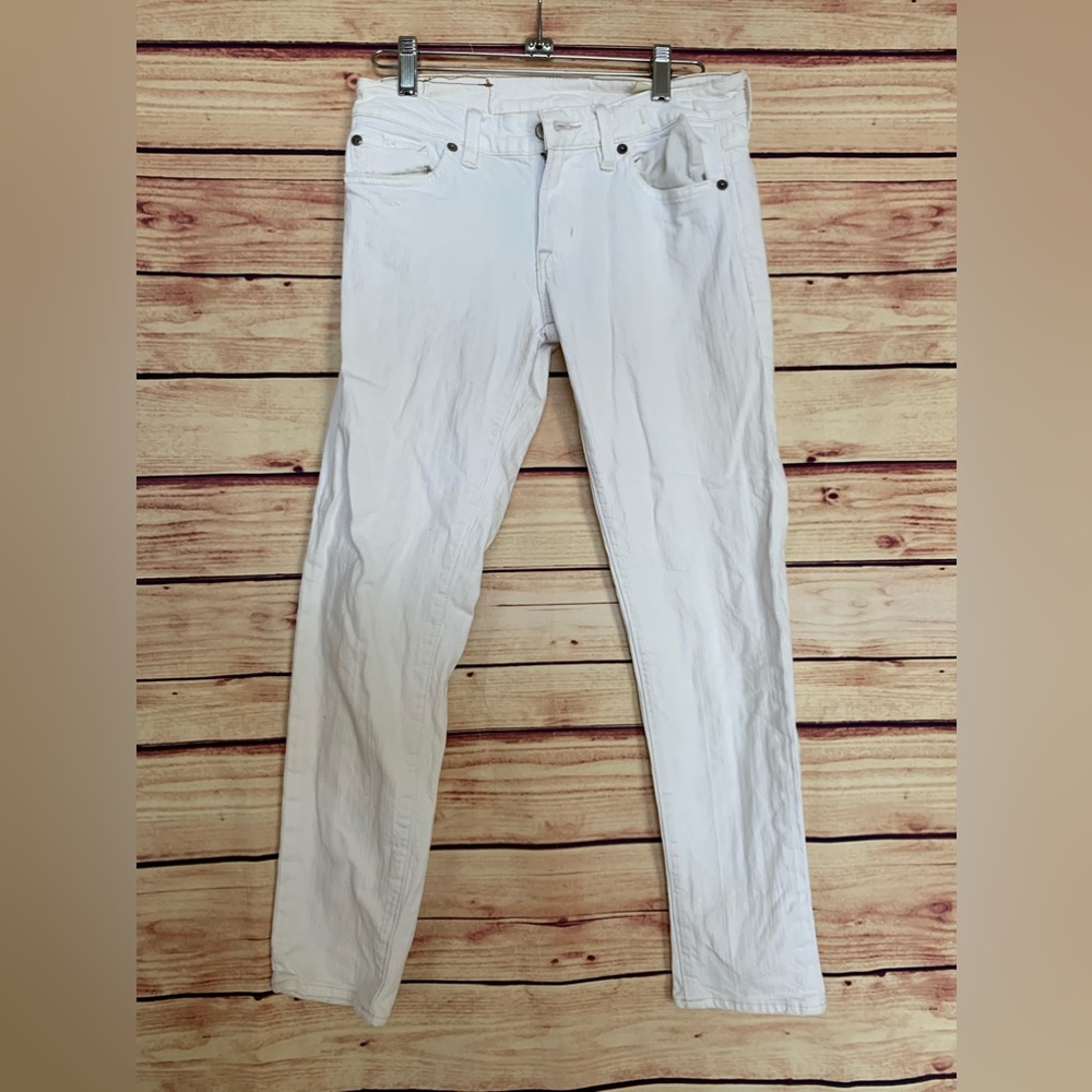 Denim Ralph Lauren White Crop Skinny Jeans, Size 26